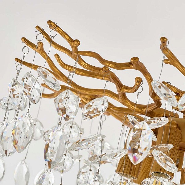 Подвесная люстра Arte Milano Веточка бронза арт. 230416.480-900.10.E14.D3.3D IB