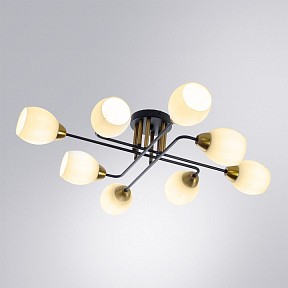 Потолочная люстра Arte Lamp Andrea черный арт. A8141PL-8BK