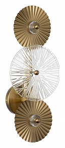 Накладной светильник Indigo Miele желтый арт. 12021/A/1W Brass