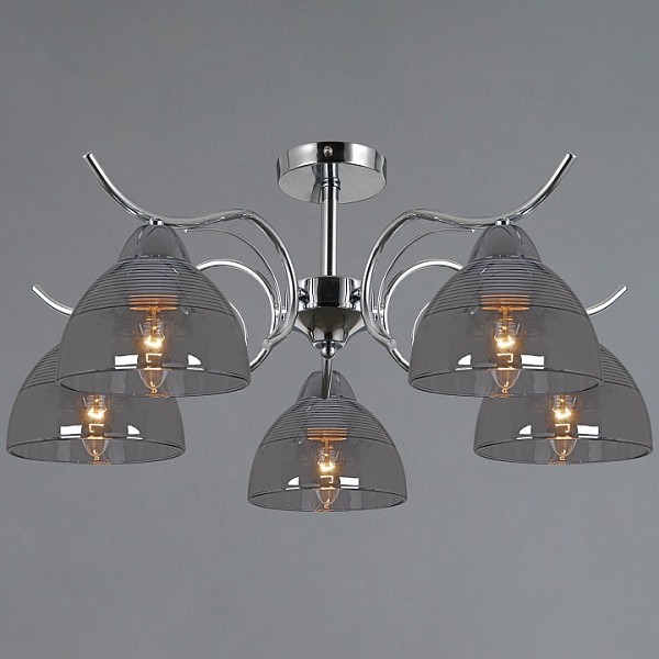 Люстра на штанге ILLUMICO AREZZO хром арт. IL0733-5ASQ-25 CR AREZZO