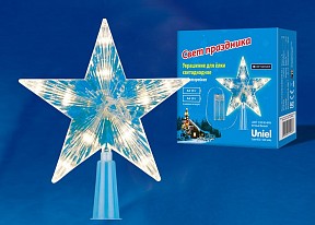 Звезда световая Uniel Star-2 белый арт. ULD-H1515-010/STB/2AA WARM WHITE STAR-2