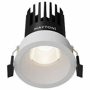 Встраиваемый светильник Maytoni Dip белый арт. DL117-15W-4K-W