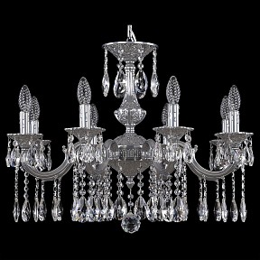 Подвесная люстра Bohemia Ivele Crystal AL7801 металл арт. AL78101/8/210 A CG