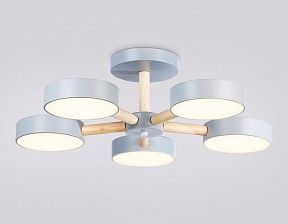 Люстра на штанге Ambrella Light FL дерево арт. FL4826