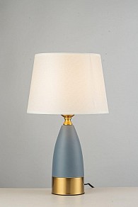 Настольная лампа декоративная Arti Lampadari Candelo серый арт. Candelo E 4.1.T4 BBL
