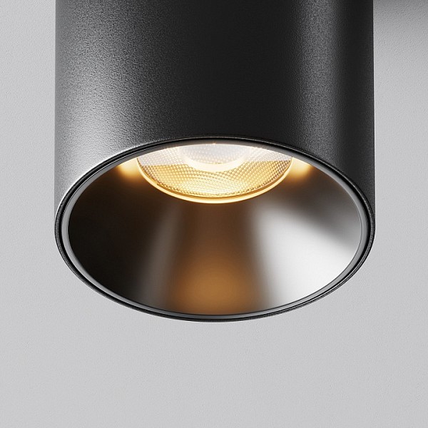 Накладной светильник Maytoni Alfa LED черный арт. C064CL-8W2.7K-RD-B