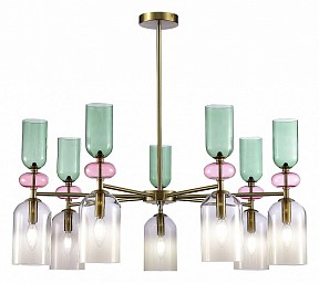 Люстра на штанге ST-Luce Gea желтый арт. SL2000.202.07