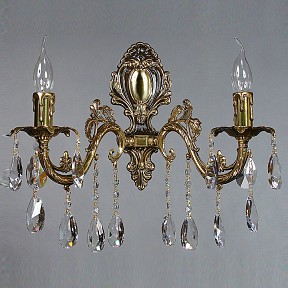 Бра Ambiente by Brizzi Granada бронза арт. 2118/2 PB Tear Drop