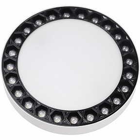 Накладной светильник iLedex Mercury черный арт. 5552-36W-D217-3/4K-WH+BK