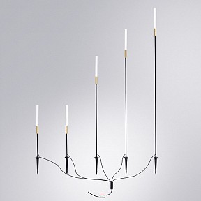 Наземный светильник Arte Lamp MUSTER черный арт. A1083PA-5BK