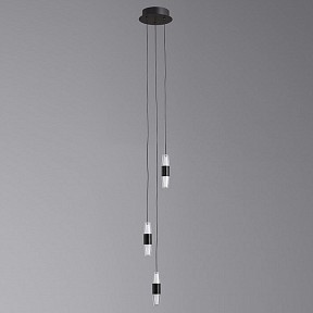 Подвесная люстра Alfa-Light F3024 черный арт. F3024-49