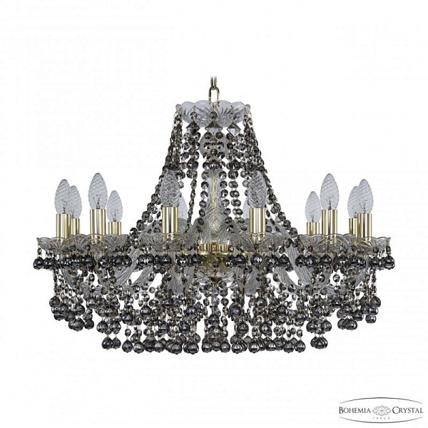 Подвесная люстра Bohemia Ivele Crystal 1409 золото арт. 1409/12/240 G R731