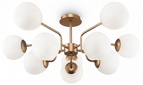 Люстра на штанге Maytoni Erich золото арт. MOD221PL-10G