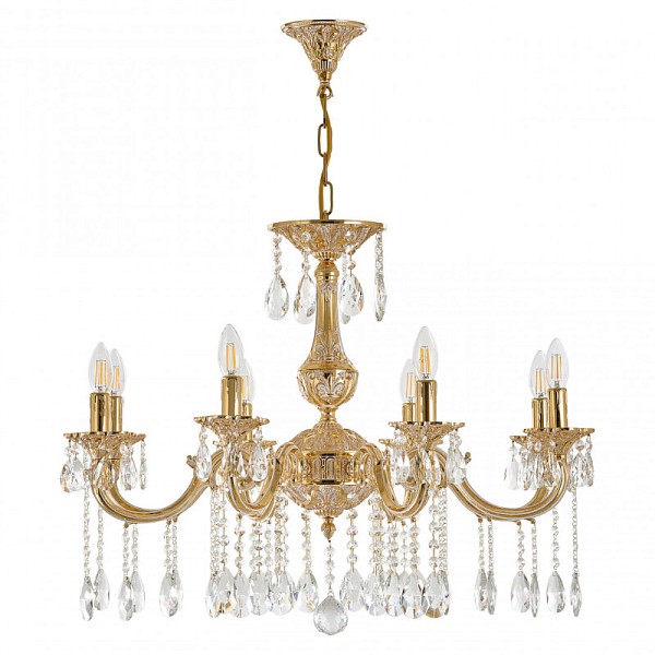 Подвесная люстра Bohemia Ivele Crystal AL7801 золото арт. AL78101/8/250 A GW