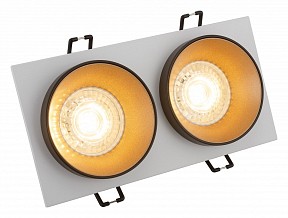 Встраиваемый светильник Denkirs DK2400 золото арт. DK2422-GD