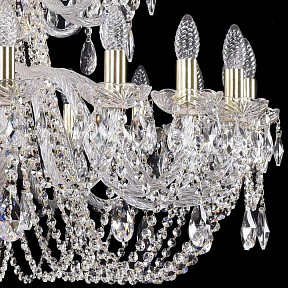 Подвесная люстра Bohemia Ivele Crystal 1402 золото арт. 1402/20+10/360/2d/G