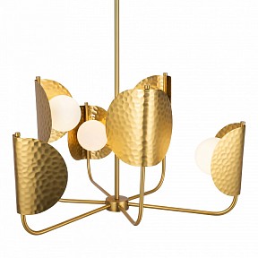 Люстра на штанге Maytoni Tropic желтый арт. MOD164PL-06BS