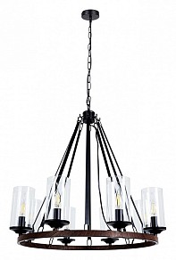 Подвесная люстра Arte Lamp Dalim черный арт. A7014SP-8BK