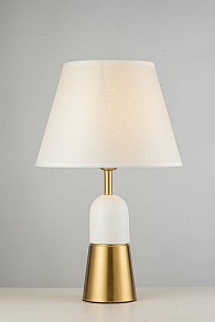 Настольная лампа декоративная Arti Lampadari Candelo белый арт. Candelo E 4.1.T2 BW