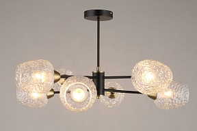 Люстра на штанге Omnilux Pavarolo черный арт. OML-67807-08