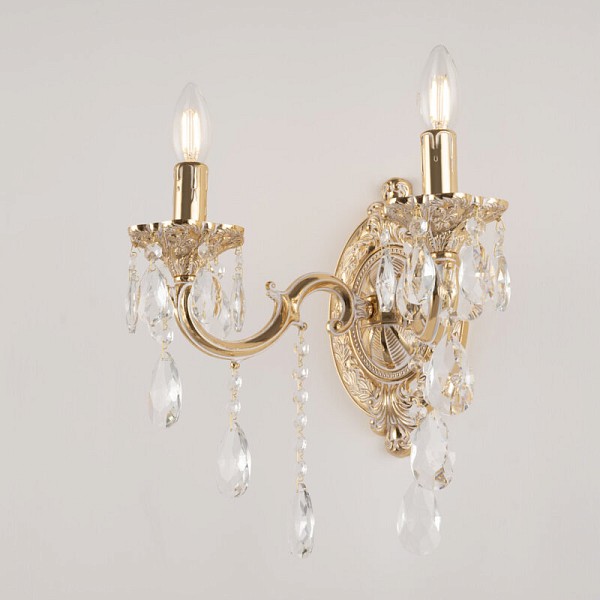 Бра Bohemia Ivele Crystal AL7801 золото арт. AL7801B10/2/175 B GW