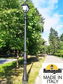 Фонарный столб Fumagalli SIMON черный арт. U33.208.000.AYH27