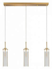 Подвесной светильник Indigo Torcia коричневый арт. 11038/3P Brass