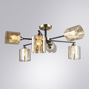 Люстра на штанге Arte Lamp Merci черный арт. A4185PL-6BK