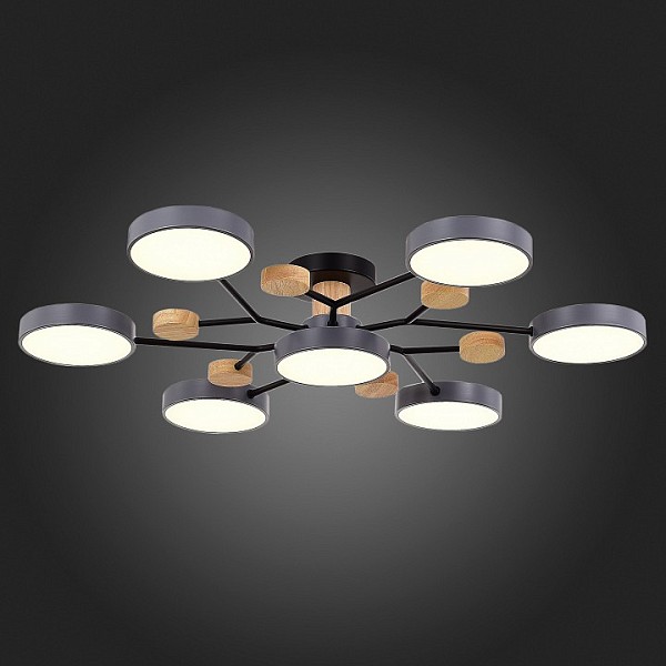 Потолочная люстра EVOLUCE Faema коричневый арт. SLE6006-702-07