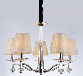 Подвесная люстра ILLUMICO  хром арт. IL1151-5PPA-29 CR Romei
