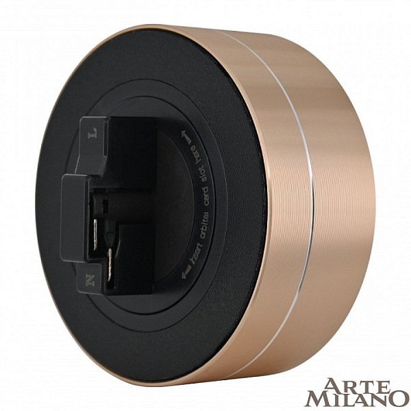 Накладной светильник Arte Milano Am-track-sockets золото арт. 380011TL/Light Gold