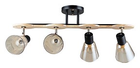 Спот Arte Lamp Harmony черный арт. A5112PL-4BK