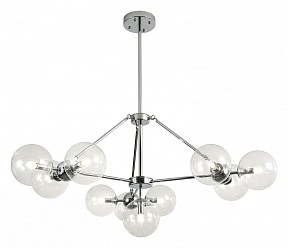 Люстра на штанге Lussole Hartwell хром арт. LSP-8392