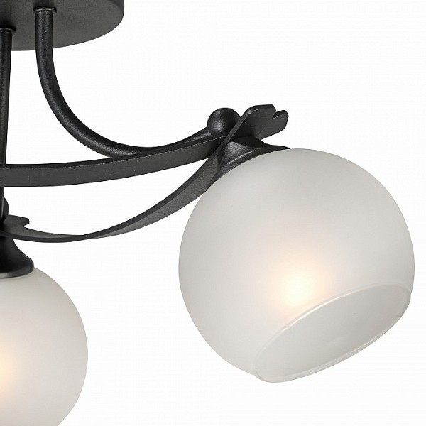 Потолочная люстра Vitaluce V2564 черный арт. V2564-1/3PL