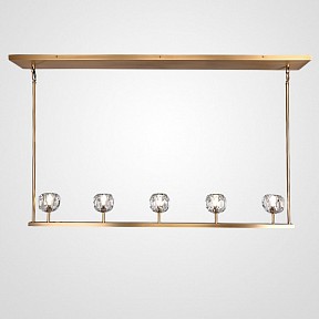 Светильник на штанге Imperiumloft RH Boule De Cristal Linear бронза арт. 40,1221