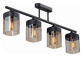 Люстра на штанге Vitaluce V4923 черный арт. V4923-1/4PL