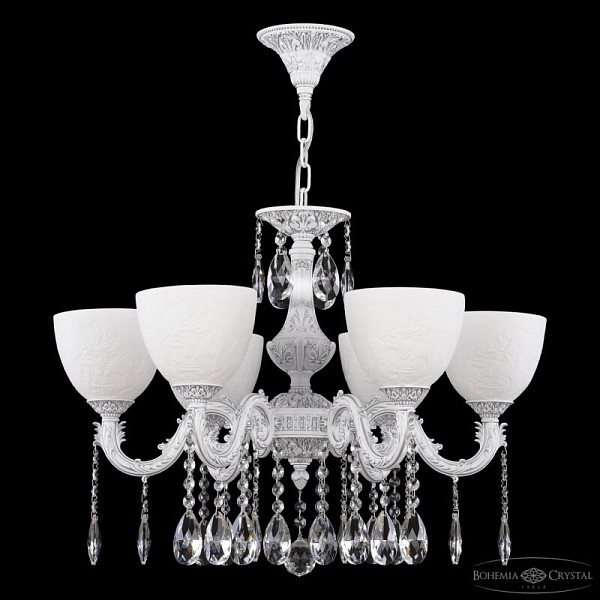 Подвесная люстра Bohemia Ivele Crystal AL7901 белый арт. AL79101/6/175 A WMN P1 U Pair