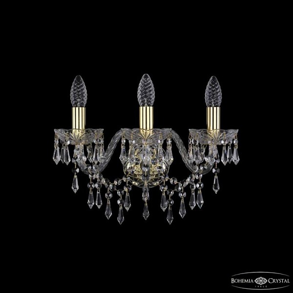 Бра Bohemia Ivele Crystal 1403 золото арт. 1403B/3/160 G