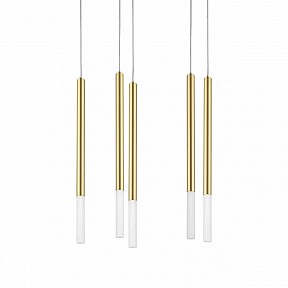 Подвесная люстра Lightstar Tubo золото арт. L5T747133