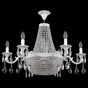 Люстра на штанге Bohemia Ivele Crystal AL2205 металл арт. AL2205H201/6/80FL WMN