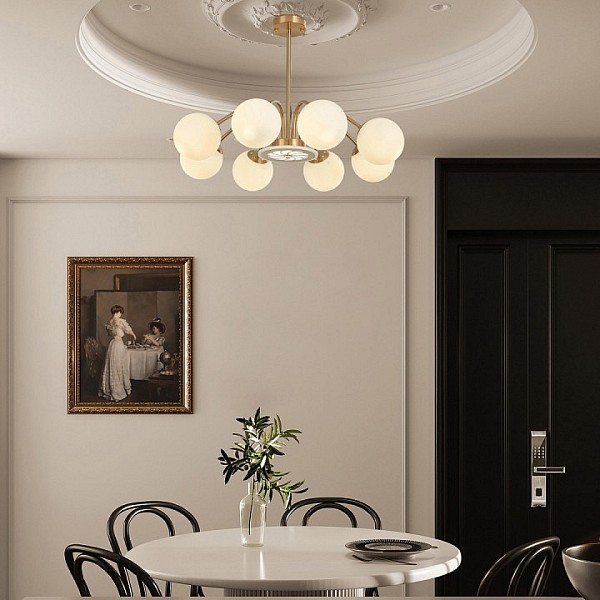 Люстра на штанге Arte Milano Neapolis-71069 золото арт. 271069/8 GD