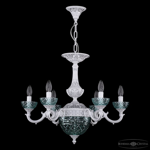 Подвесная люстра Bohemia Ivele Crystal AL7801 белый арт. AL78101P/6/175 WMN P Birusa/M-1F