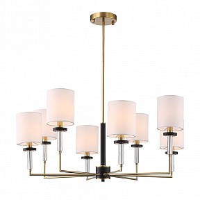Люстра на штанге ST-Luce BLACK+BRASS латунь арт. SL1404.303.08