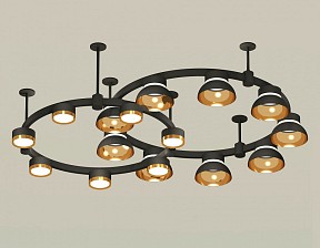 Подвесная люстра Ambrella Light XR черный арт. XR92221110