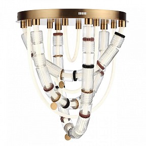 Потолочная люстра Odeon Light COLLIER латунь арт. 5455/80CL