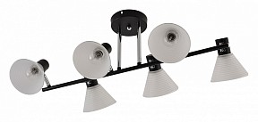 Люстра на штанге Reluce 01553 хром арт. 01553-3.3-06B BK+CR