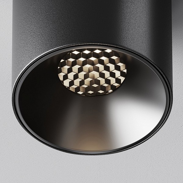 Накладной светильник Maytoni Alfa LED черный арт. C064CL-5W4K-RD-B