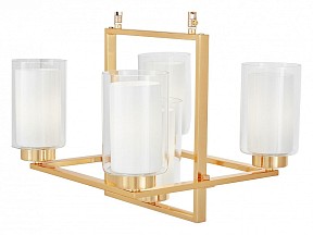 Подвесная люстра LUMINA DECO Lino золото арт. LDP 1239-5 F.GD