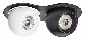 Встраиваемый светильник Lightstar Intero черный арт. i6276474