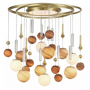 Подвесная люстра Odeon Light Callisto латунь арт. 5457/21C